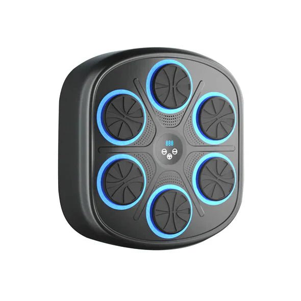 Interactive Music Boxing Machine with Gloves - Black image