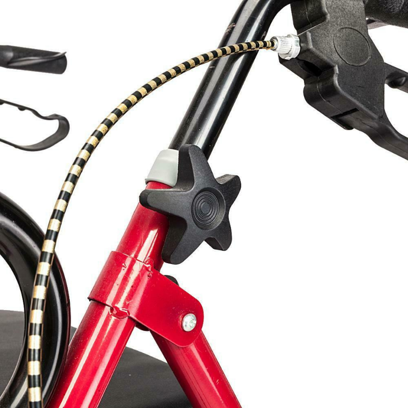 Foldable Senior Rolling Walker With Seat And Wheels image 4