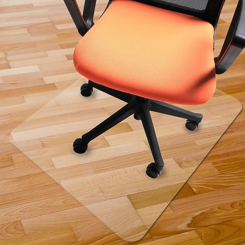 Transparent Office Rolling Computer Desk Chair Mat image 1