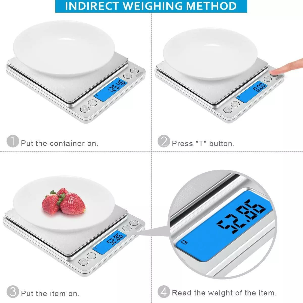 Small Digital Food Scale Ounce OZ And Gram Scale image 4