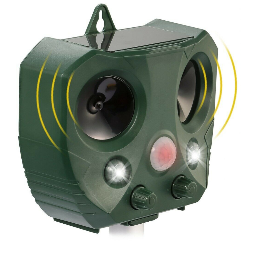 Powerful Ultrasonic Garden Squirrel Repeller Deterrent image 1