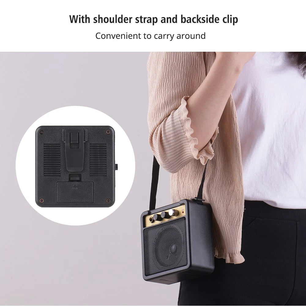 Portable Mini Guitar Amplifier For Acoustic & Electric image 5