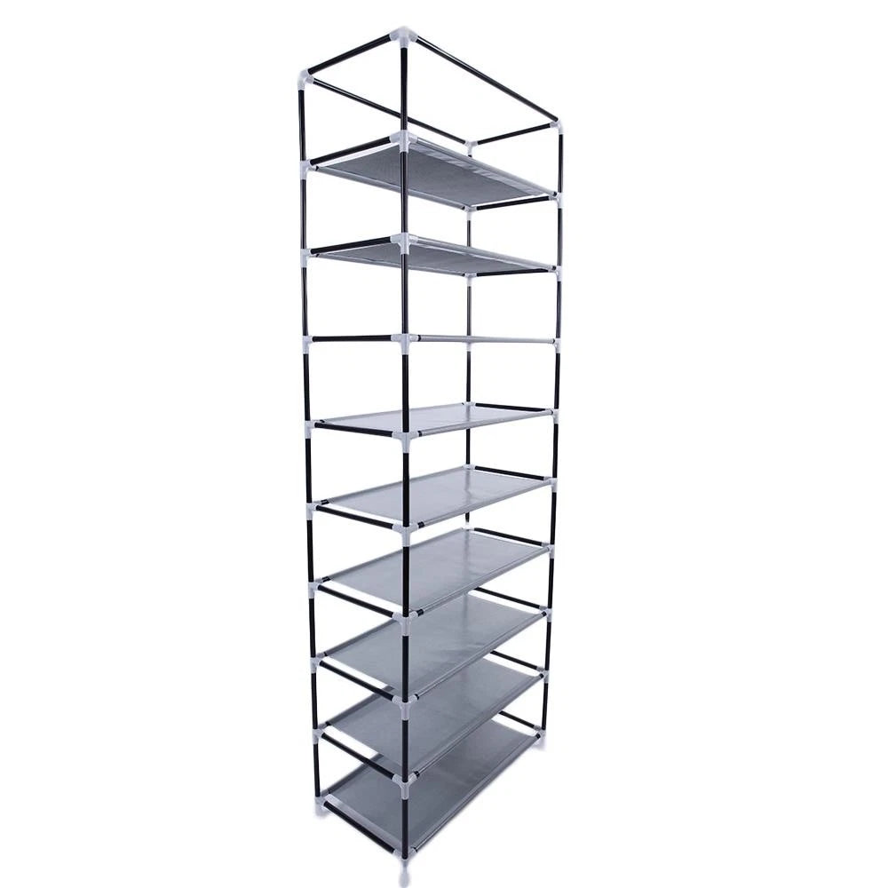 9 Tiers Shoe Storage Organizer Cabinet with Cover image 8