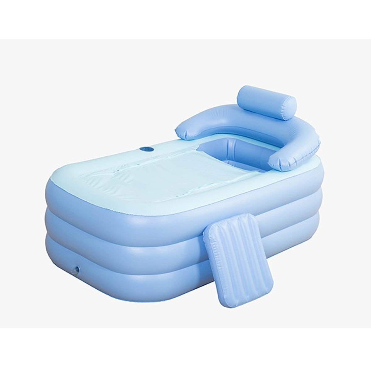 Portable Stand Alone Bathtub Foldable Spa With Foot Pump image 5