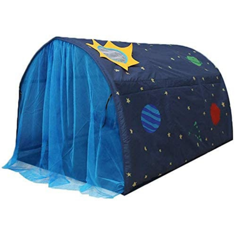 Kids Indoor Pop Up Privacy Over Bed Tent image 1