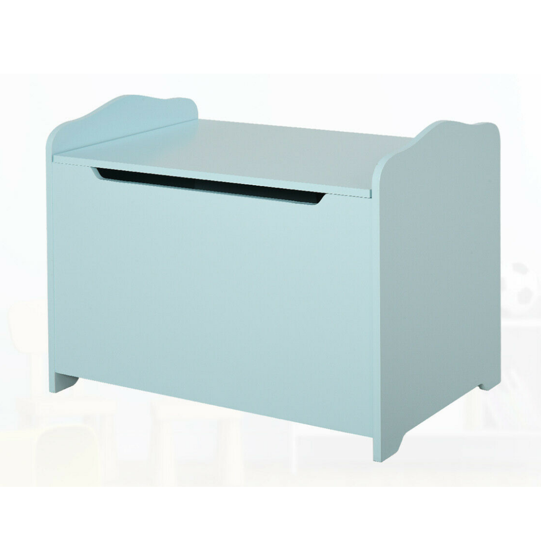 Kids Large Wooden Toy Storage Chest Box image 1