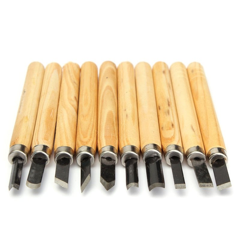 Wood Carving Chisel Knife Set 10 Pcs image 13