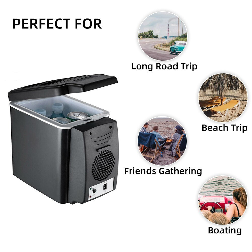 Portable Mini Car Travel Refrigerator 12V image 3