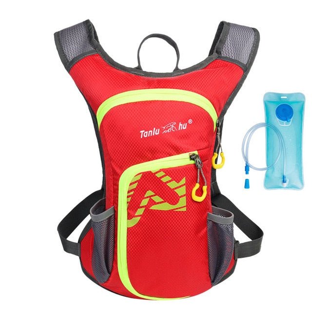 2.0L Water Hydration Backpack Bladder Bottle - Red image