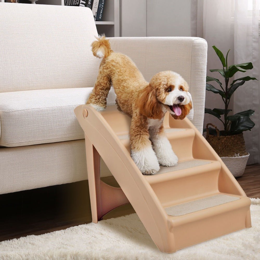 Heavy Duty Foldable Pet Stair Steps Ramp image 0