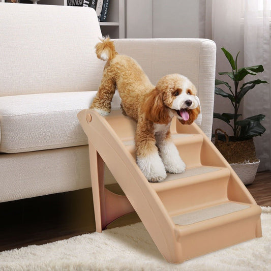Heavy Duty Foldable Pet Stair Steps Ramp image 0