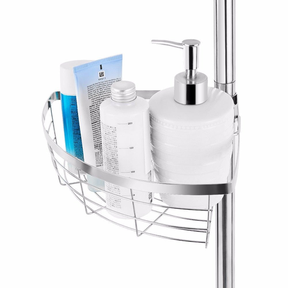 Tension Pole Standing Corner Shower Caddy image 5