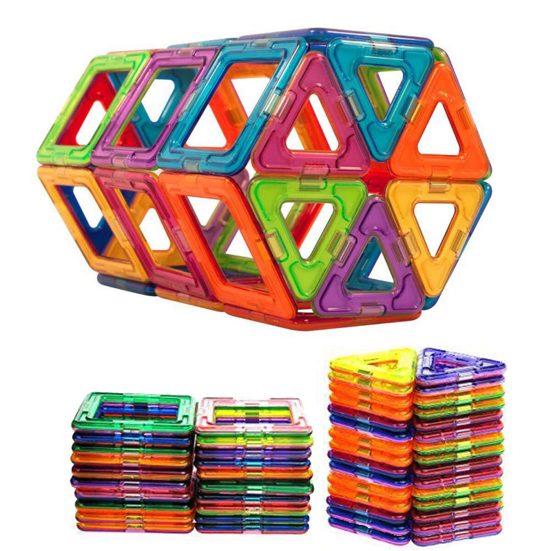Ultimate Kids Magnetic Building Tile Blocks Toy Set image 1