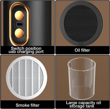 Portable Range Hood with 2-Speed Exhaust Fan – Compact Ventilation image 4