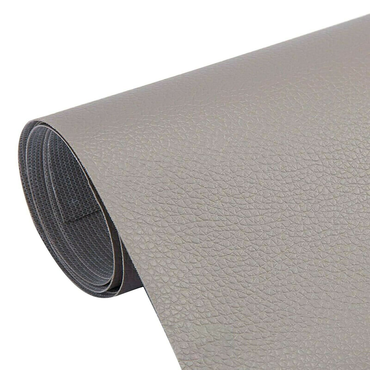 Self-Adhesive Leather Repair Patch Stick on Sofa Repairing Car Bag Seat - Grey, 50X137cm image