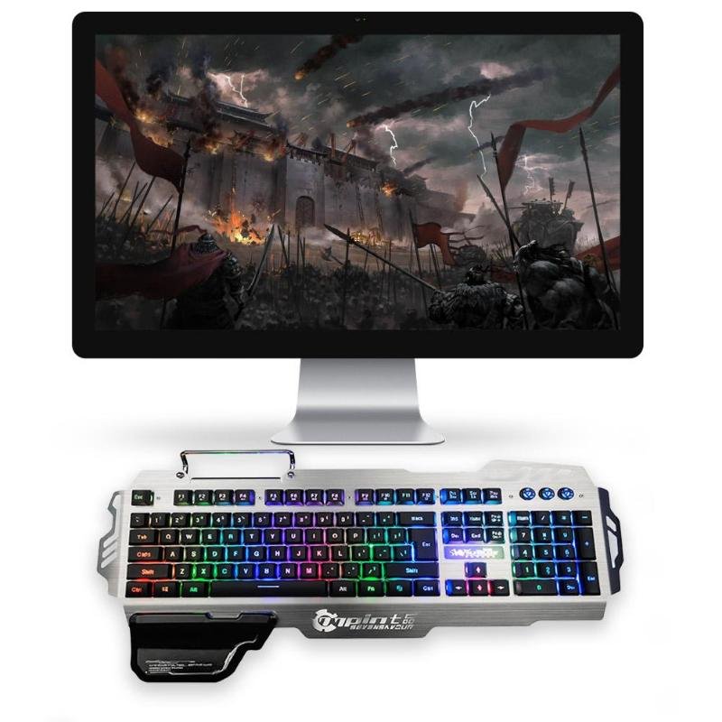 Premium Light Up PC RGB White Gaming Keyboard image 5