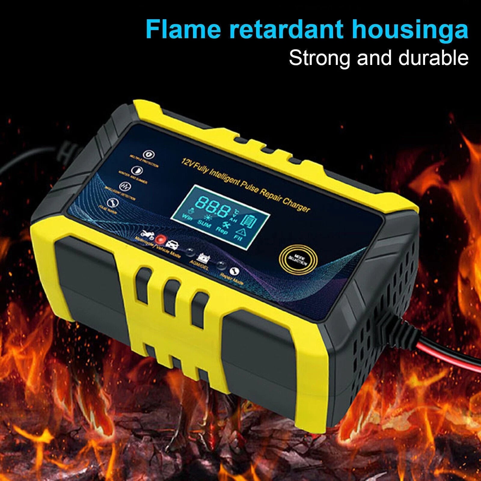 12V Portable Car Battery Charger Automatic image 4