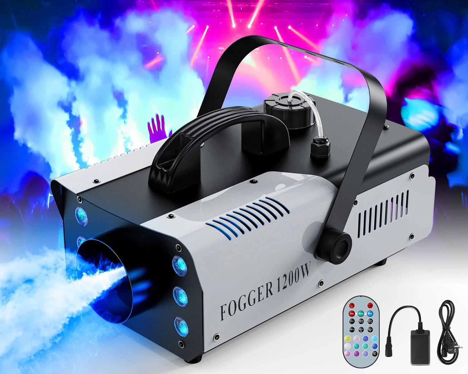 Premium Small Low Lying Fog Haze Machine 1200W image 1