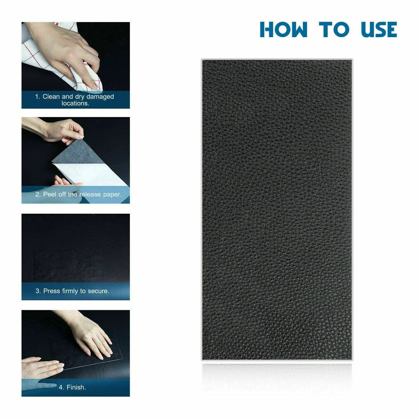 Self-Adhesive Leather Repair Patch Stick on Sofa Repairing Car Bag Seat image 10