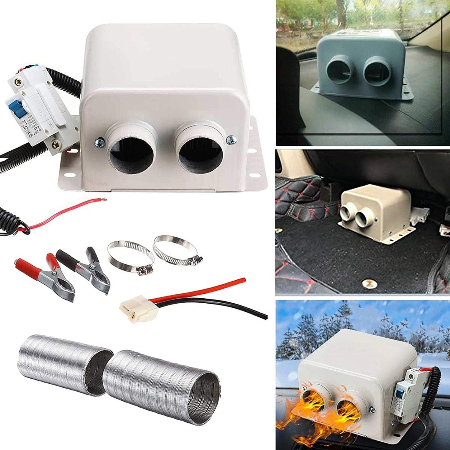 12V Portable Car Heater Heating Fan image 1