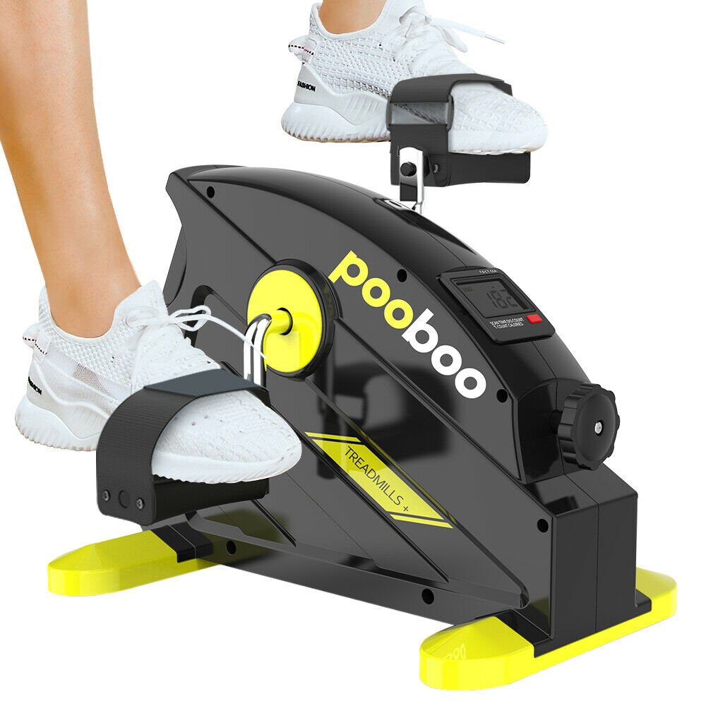 Portable Compact Under Desk Exercise Peddler Bike image 0