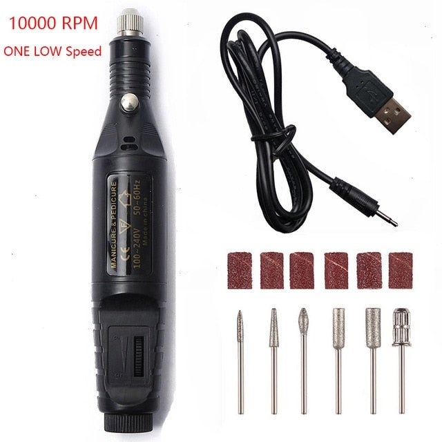 Portable Electric Nail File Drill Machine Kit image 3