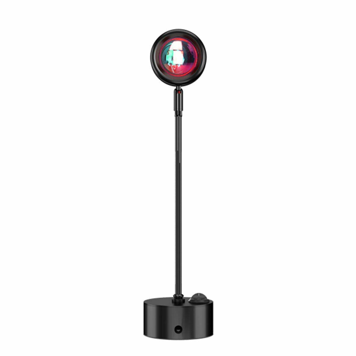 Rotating LED Sunset Light Projector Lamp - Black, Sun image