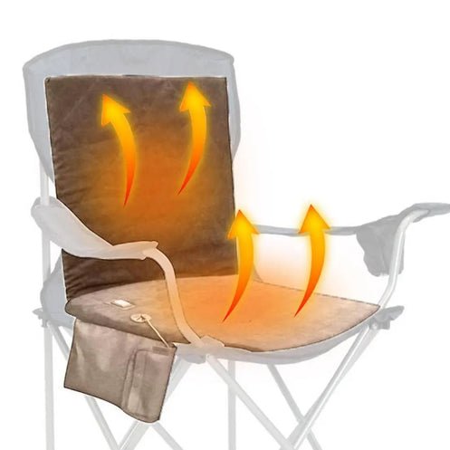 Foldable Heated Seat Cushion - 3 Level Temperature Controller Seat Cushion Heater Pad image 4