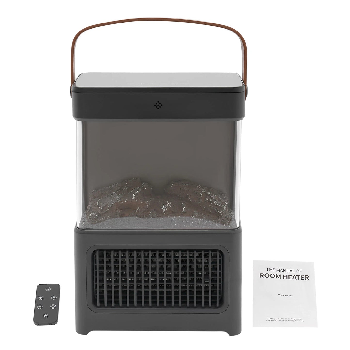 Electric Portable 3D Flame Indoor Space Heater 1500W image 5