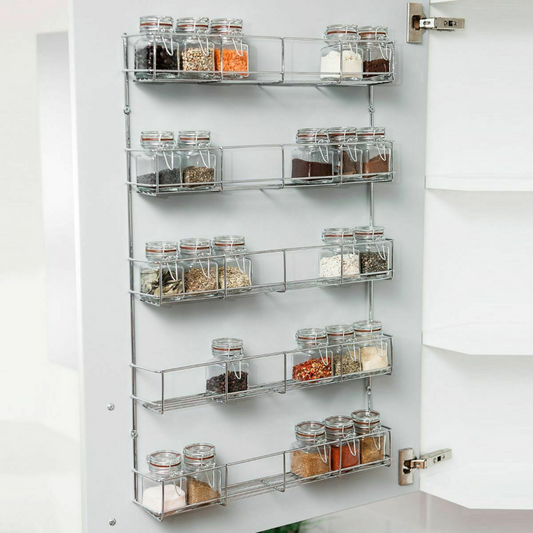 Wall Mounted Kitchen Spice Organizer Hanging Rack image 0
