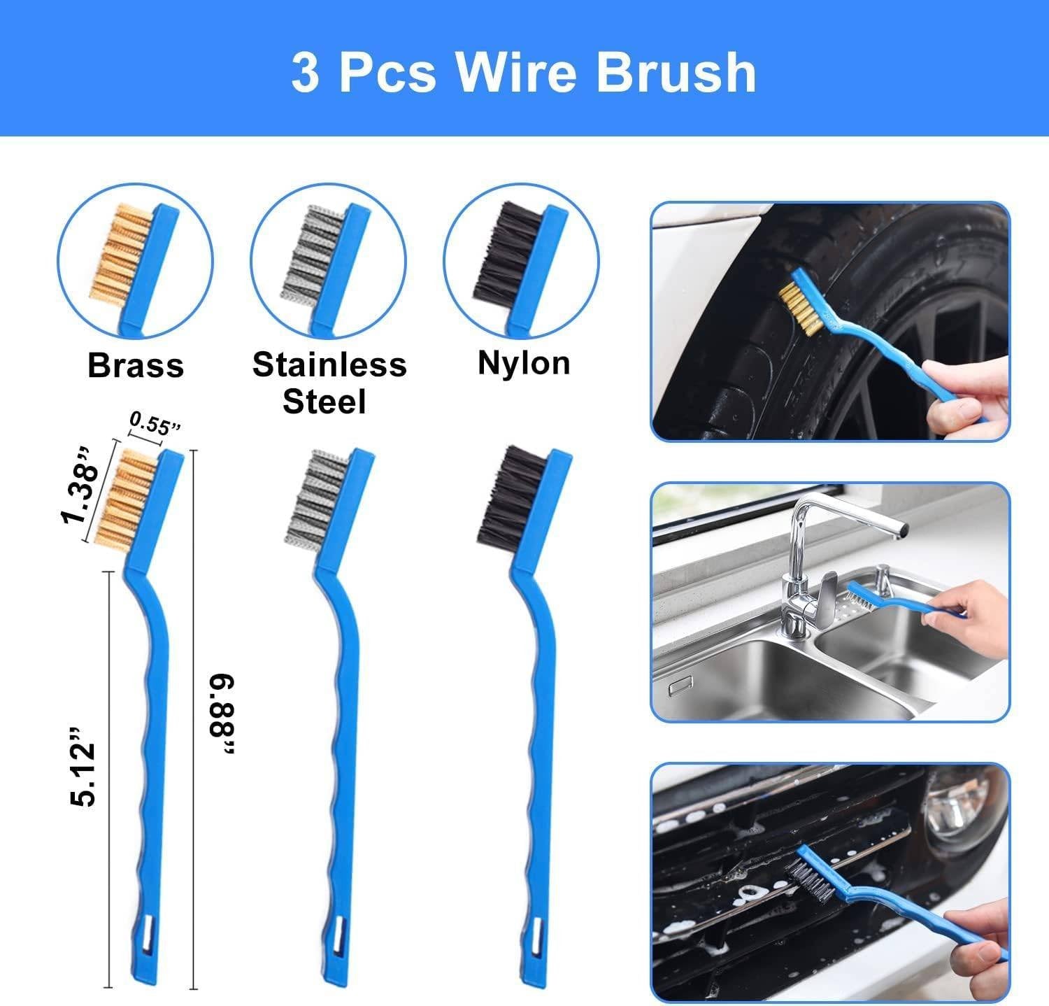26Pcs Car Detailing Brush Set Drill Not Include image 5