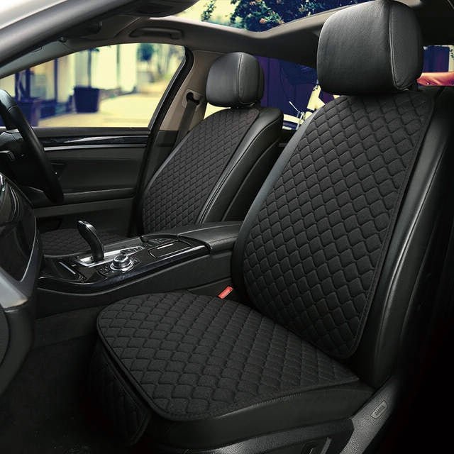 Auto Car Universal Seat Protector Cover Set - Black image