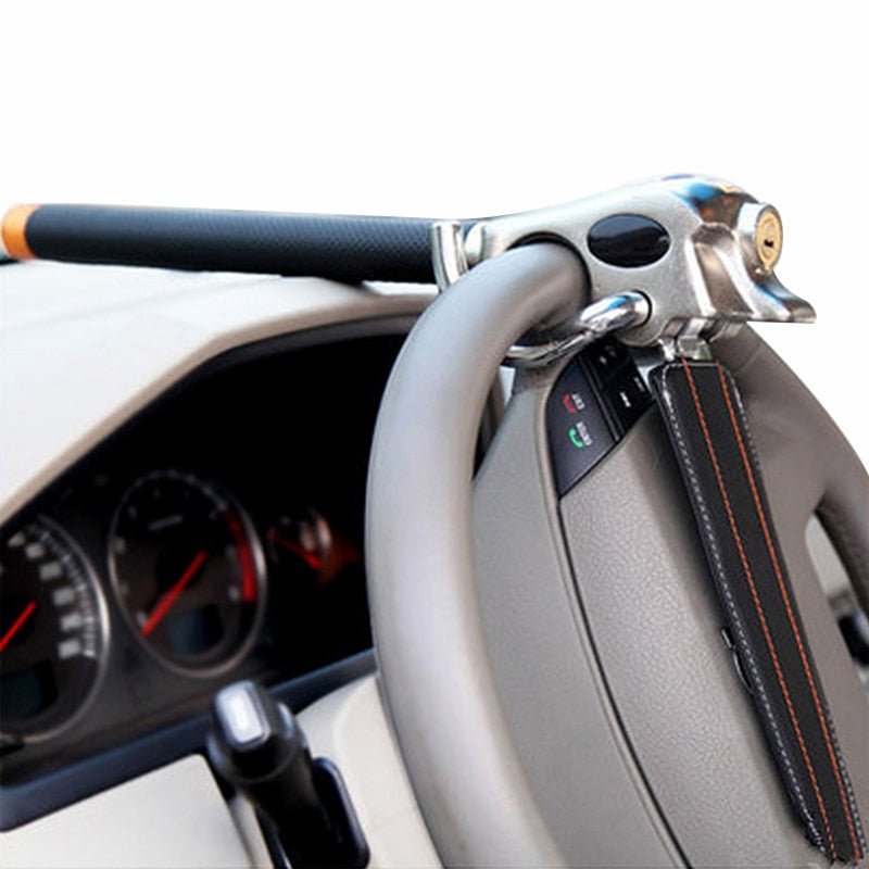 Foldable Car Steering Wheel Security Column Lock image 1