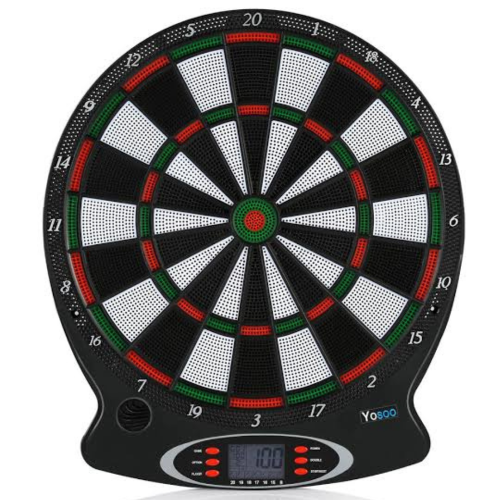 Large Electronic Soft Tip Digital Dart Board Set image 1