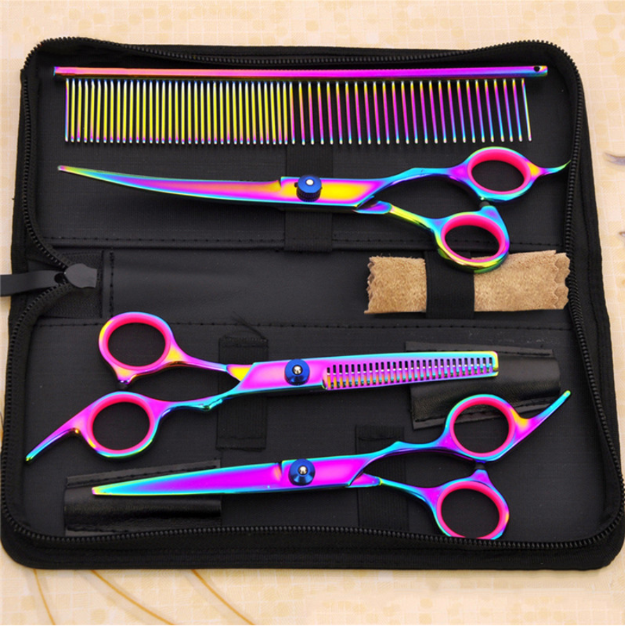 Premium Hair Cutting Scissors And Comb Set image 0