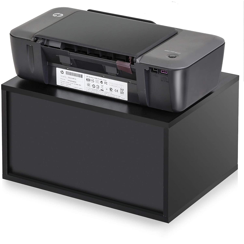 Large Premium Desktop Wooden Printer Stand With Storage image 3