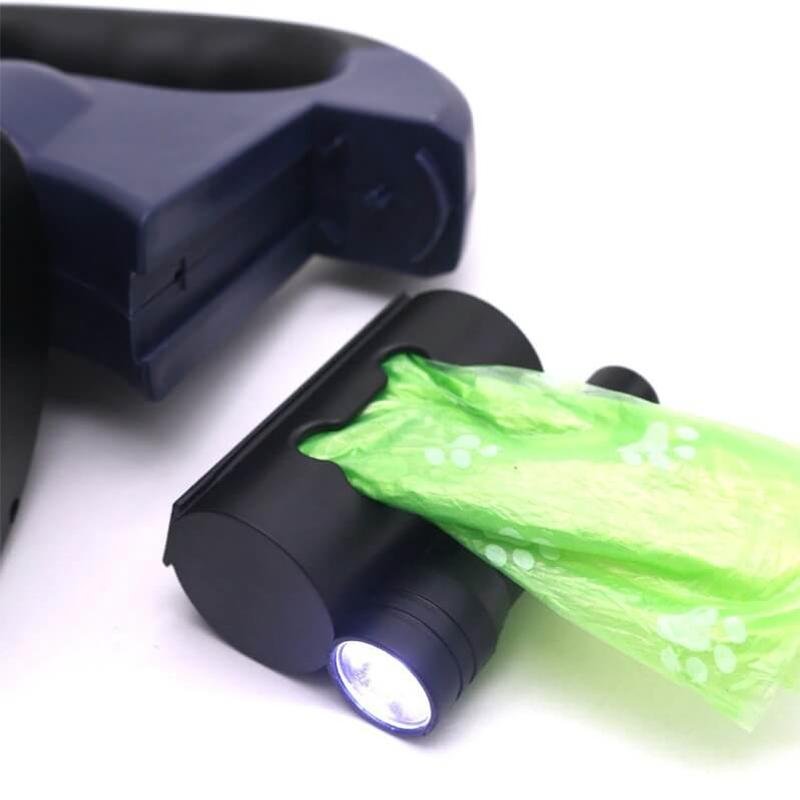 Dual Dog Rope Leash with Light Retractable image 3