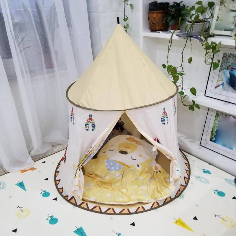 Kids Pop Up Indoor Play Tent Castle House image 4