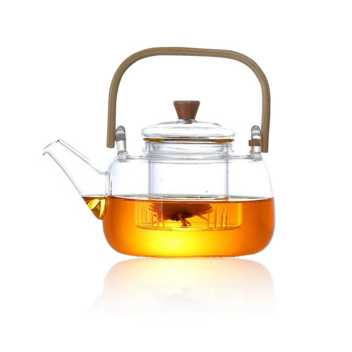 Glass Teapot Heat-Resistant Borosilicate Glass Teapot Boiling Teapot image 4