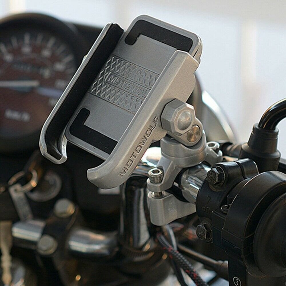 Premium Motorcycle Cell Phone Holder Handlebar Mount image 0