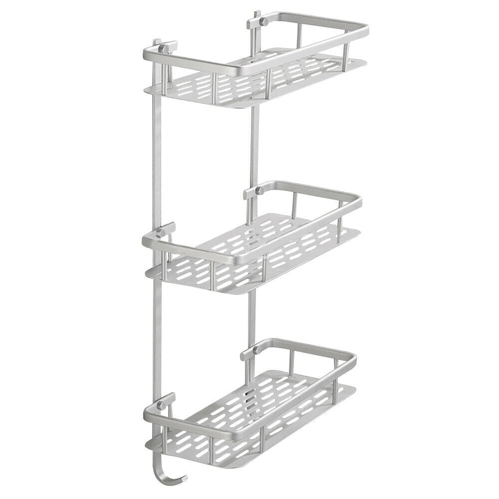 Wall Mounted Bathroom Shower Caddy Storage Shelf image 2
