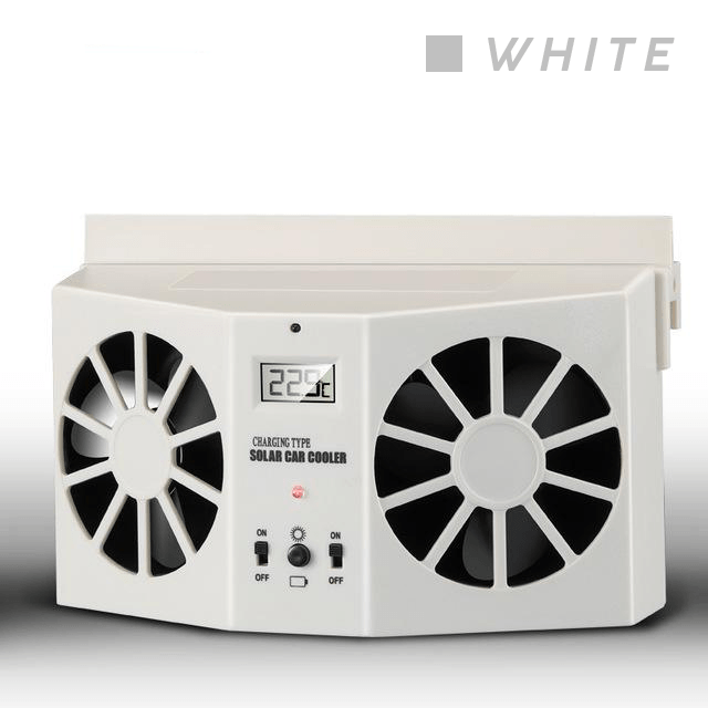 Solar Car Cooling Fan Powered Window Cooler For Interior Ventilation image 7