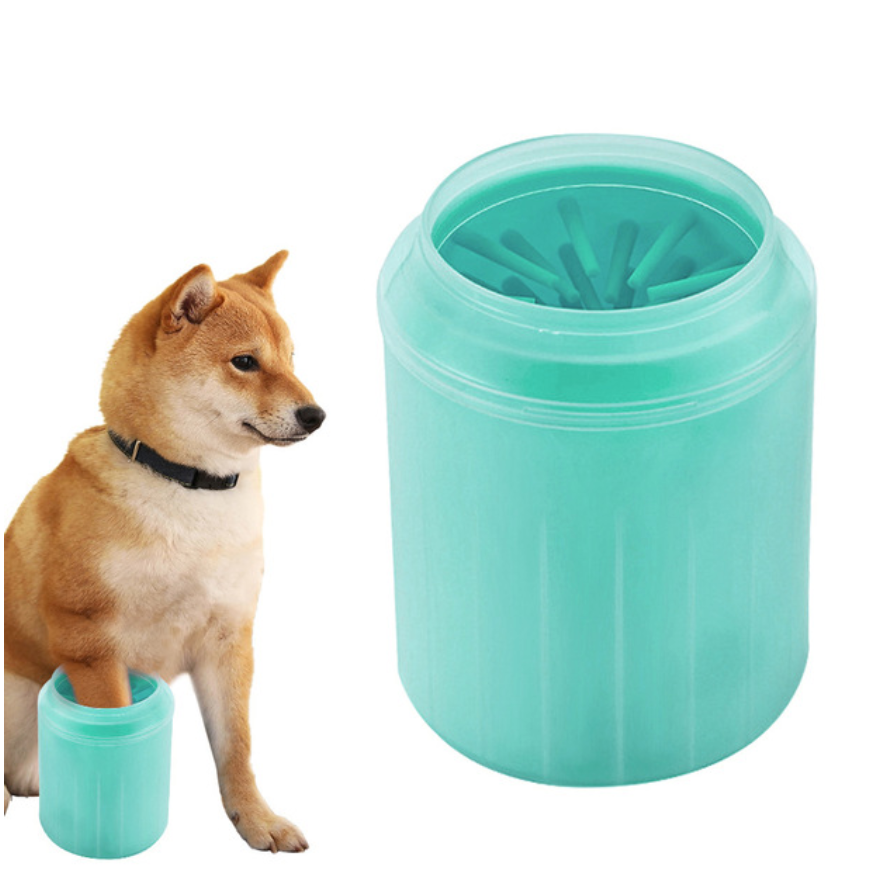 Dog Paw Cleaner & Foot Washer - Green L image