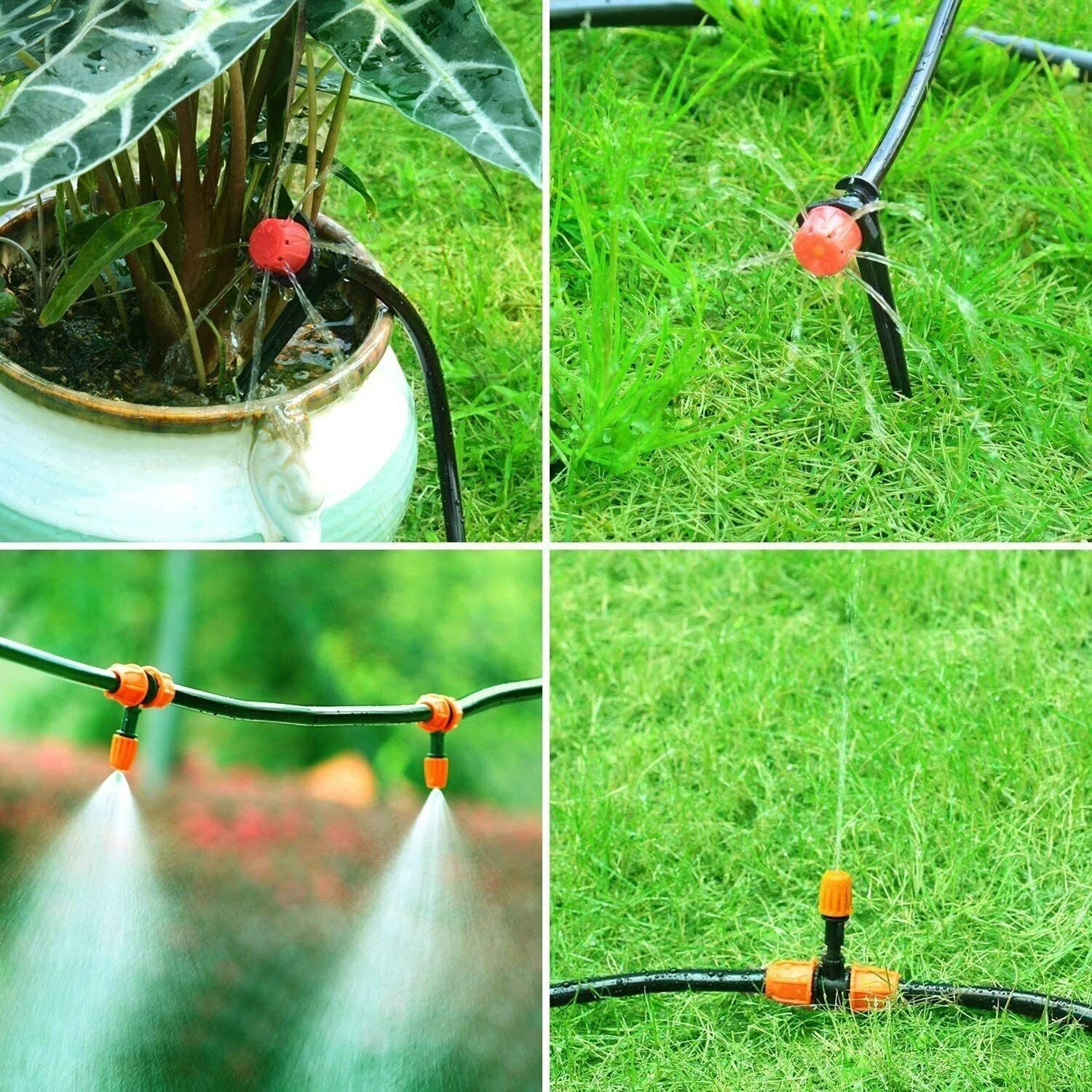 Ultimate Drip Garden Irrigation Watering Hose Micro Sprinkler Kit image 5