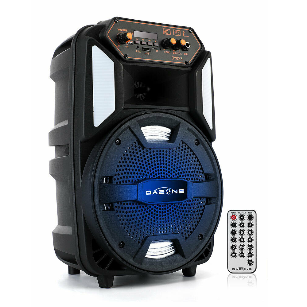 Large Portable DJ Bluetooth Party Box Speaker 8" image 3