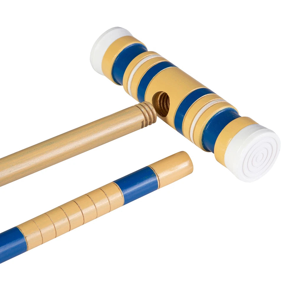 Premium Wooden Croquet 4 Players Game Set image 5