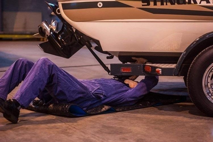 Automatic Magic Creeper Under Car Garage Mat For Mechanics Rolling Slider Pad image 2