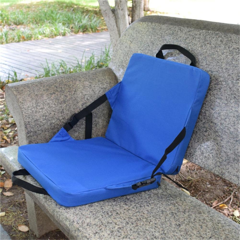 Portable Lightweight Stadium Bleacher Chair Seat With Back image 0