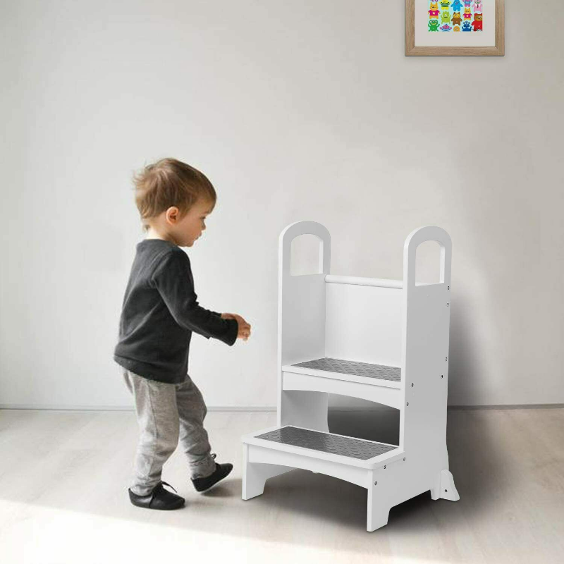 Kids Learning Kitchen Helper Tower Step Stool image 1