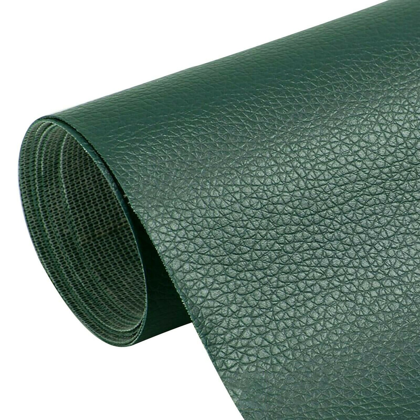 Self-Adhesive Leather Repair Patch Stick on Sofa Repairing Car Bag Seat - Army Green, 20X30cm image
